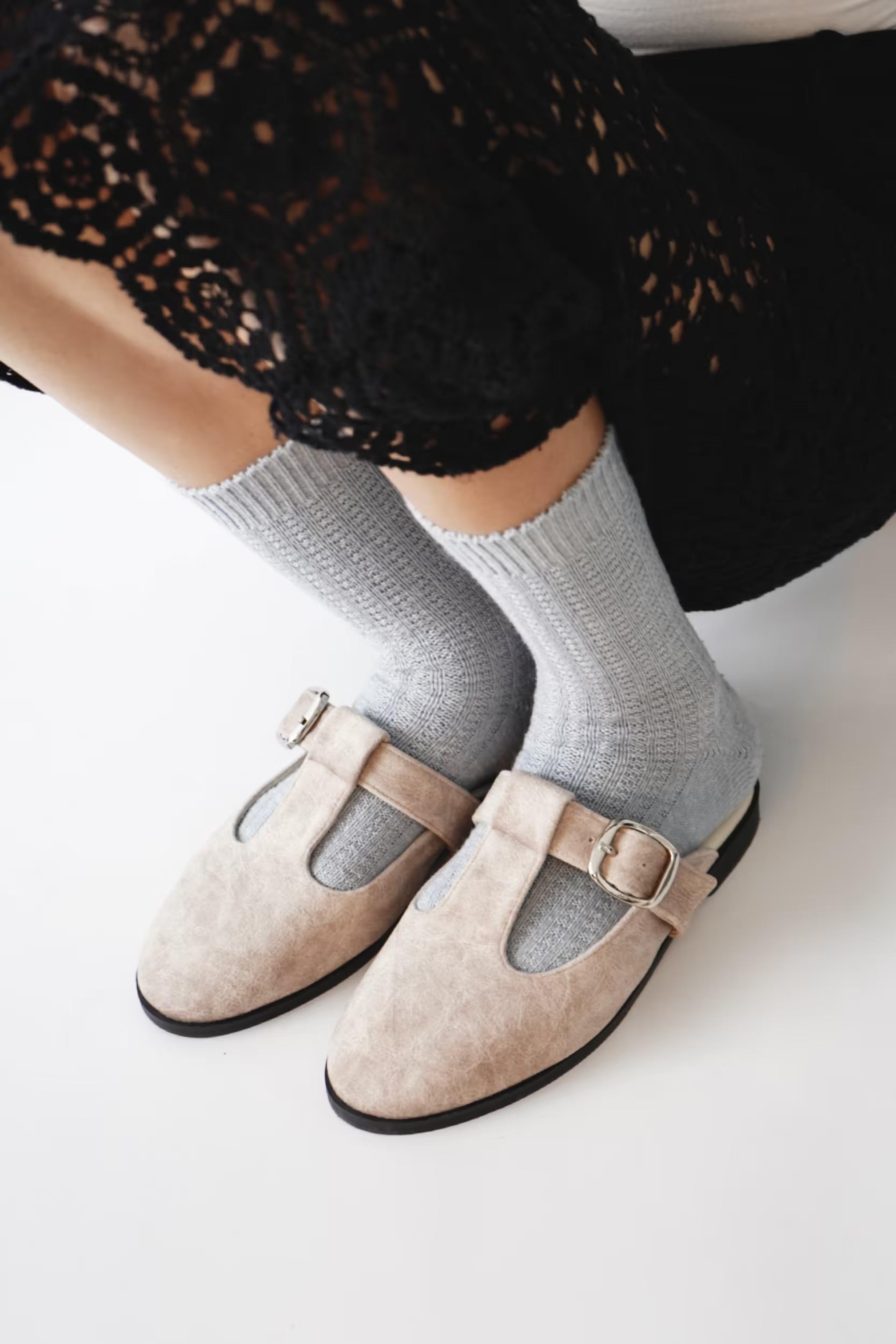 MARGO - LIGHT GREY SUEDE