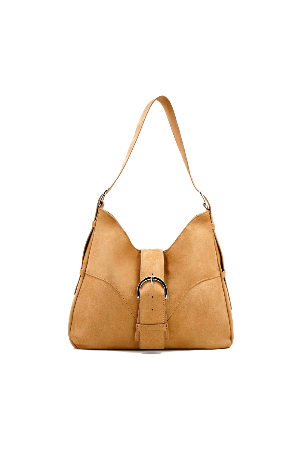 YU HOBO TOTE BAG - CAMEL