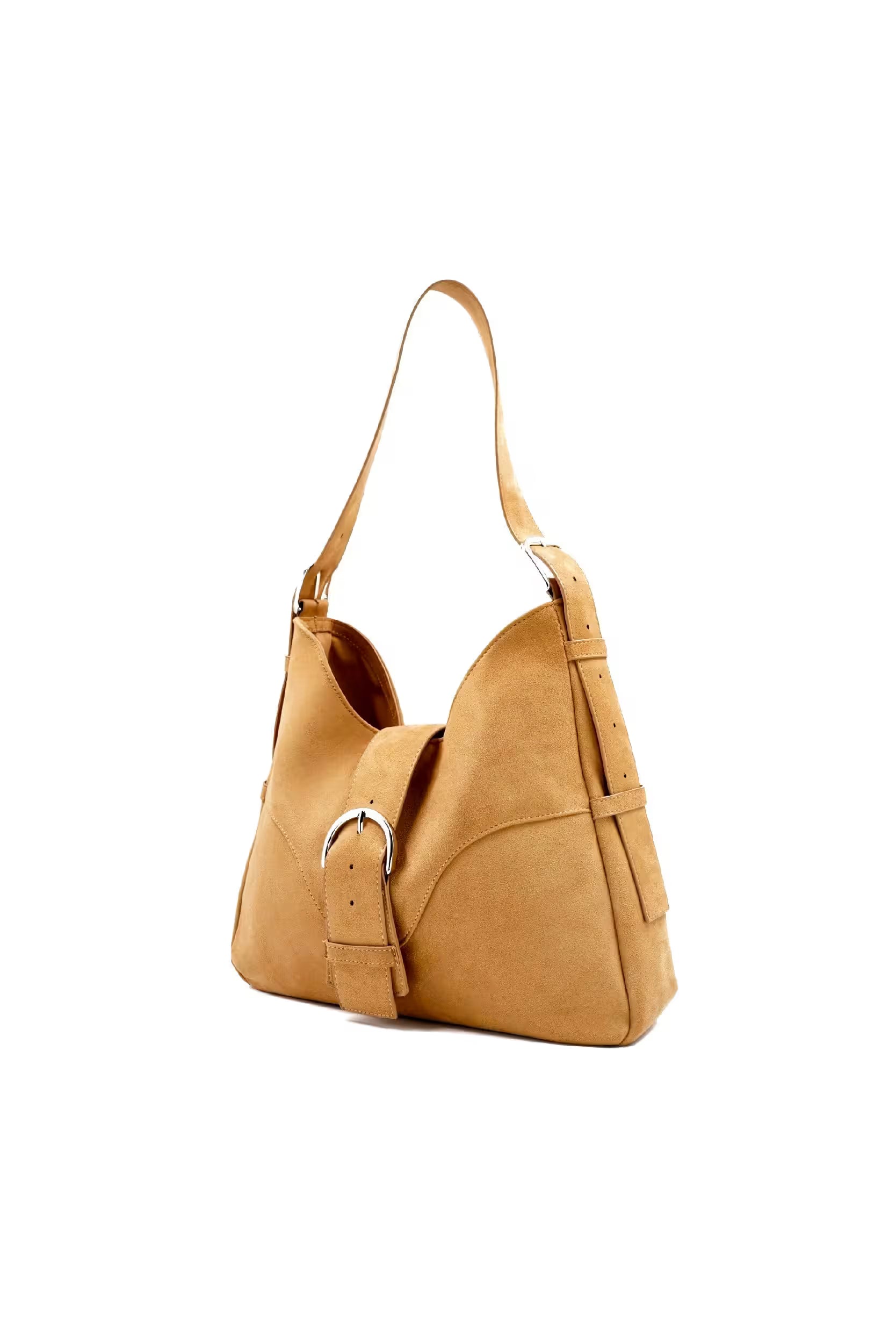 YU HOBO TOTE BAG - CAMEL