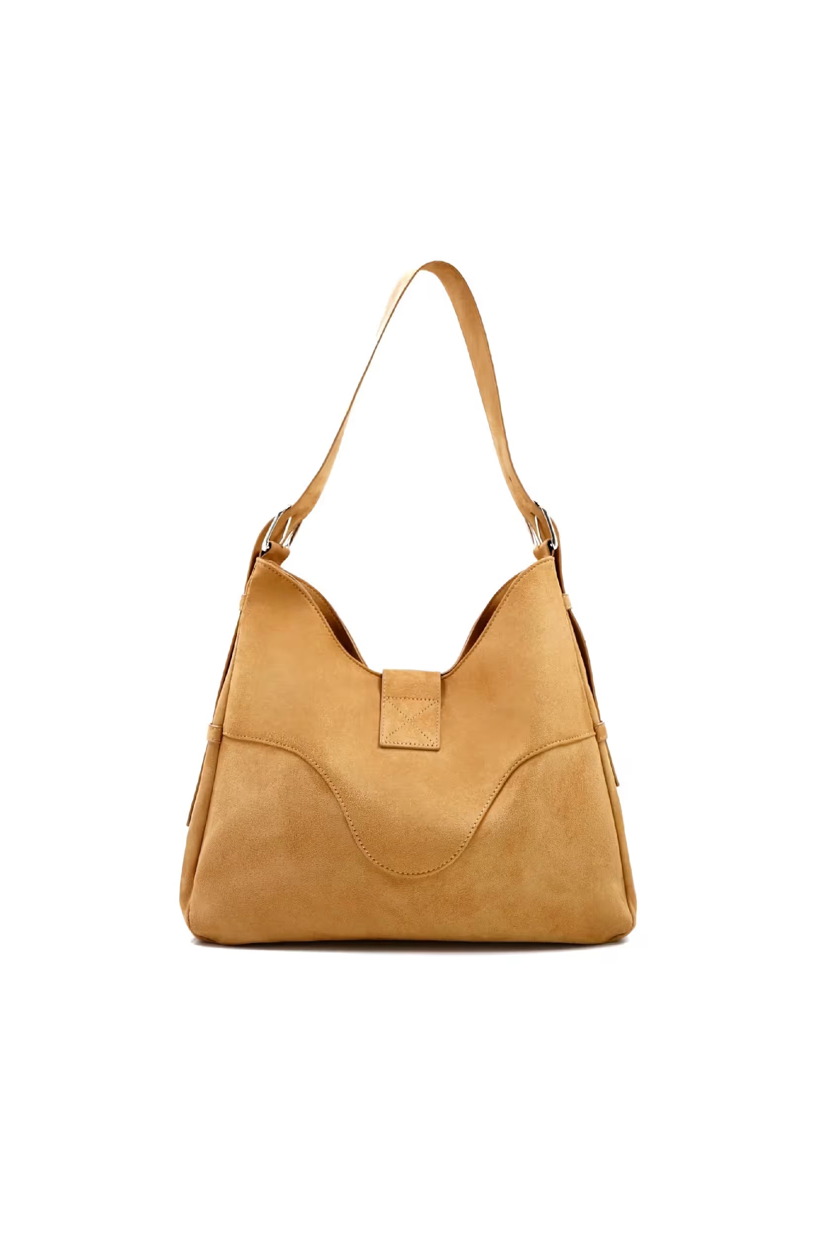 YU HOBO TOTE BAG - CAMEL