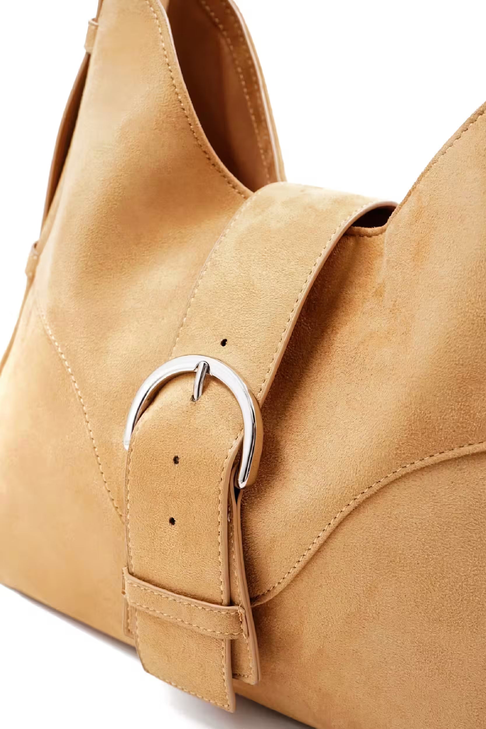 YU HOBO TOTE BAG - CAMEL