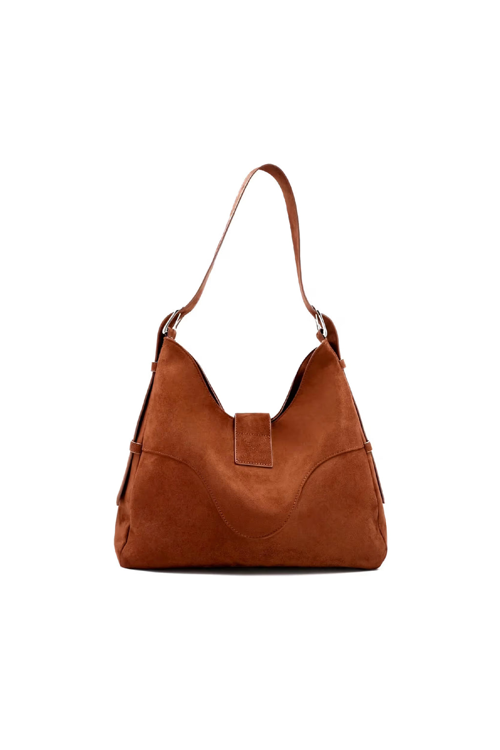 YU HOBO TOTE BAG - UMBER