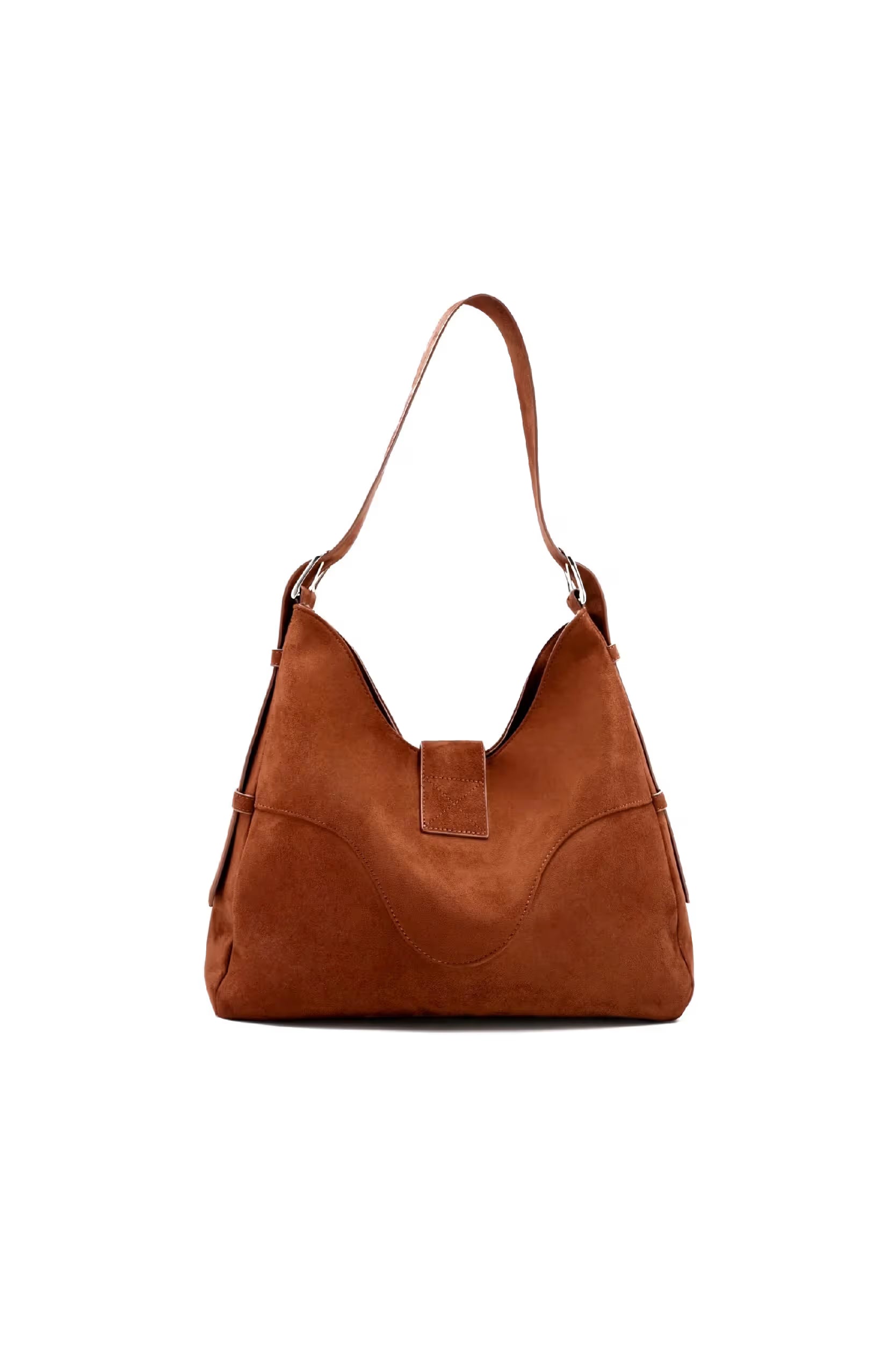 YU HOBO TOTE BAG - UMBER