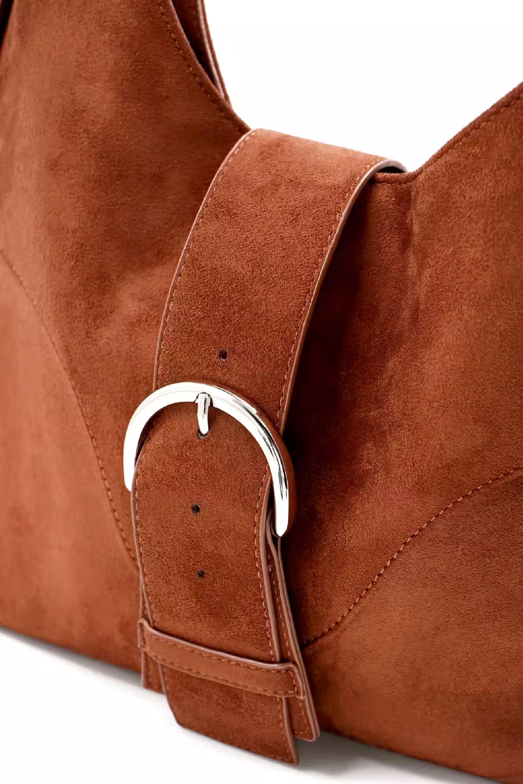 YU HOBO TOTE BAG - UMBER