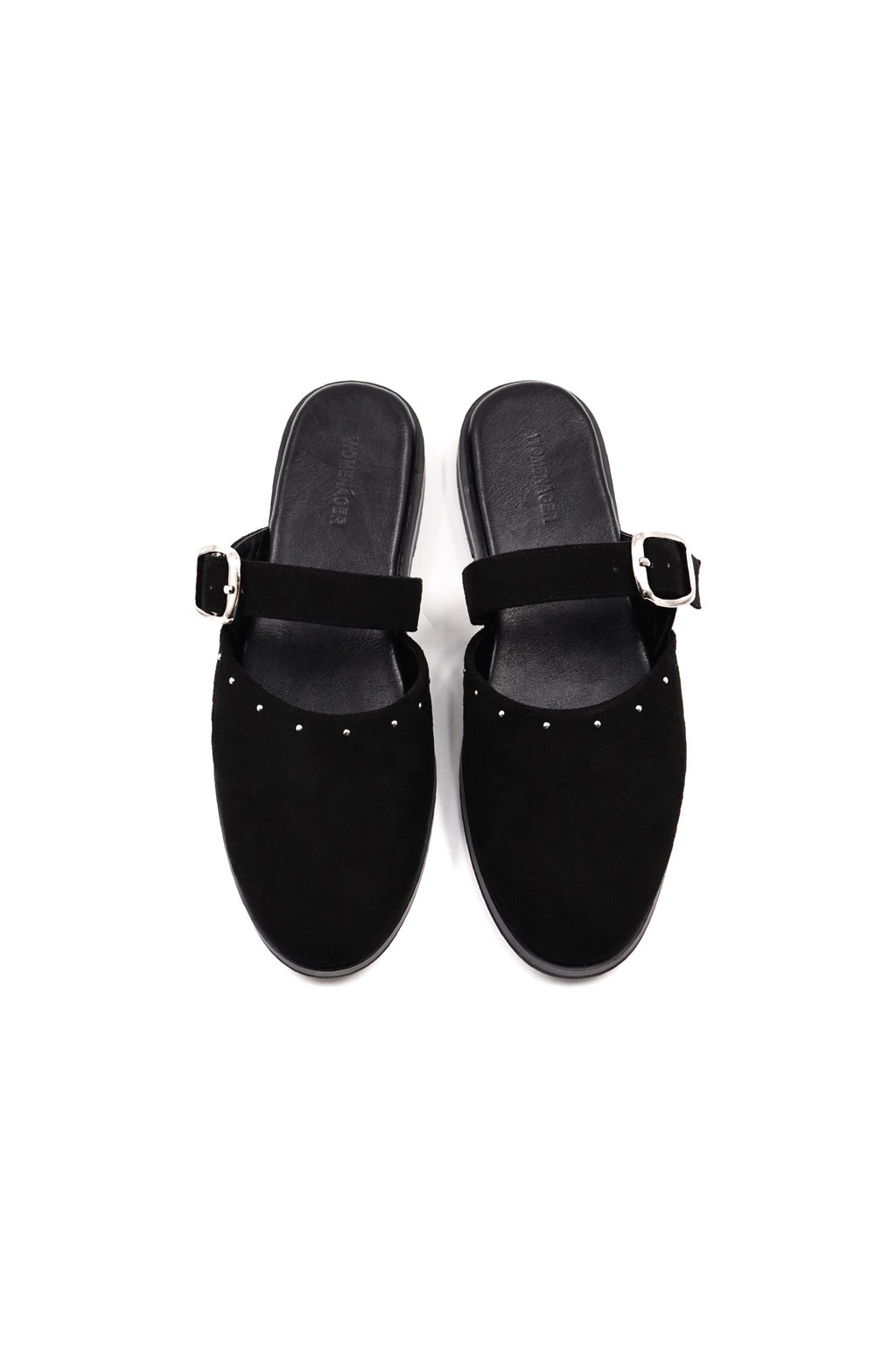 JANE ORIGINAL - BLACK SUEDE WITH METAL STUDS