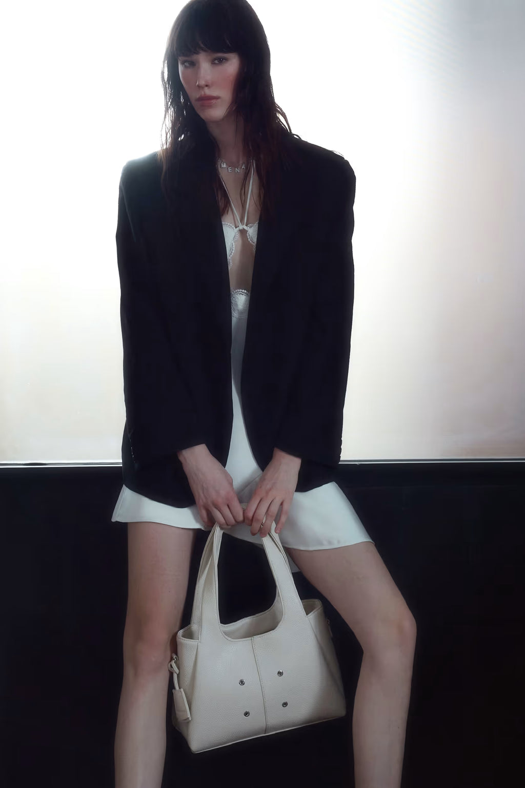 아일릿 숄더 – 아이보리
