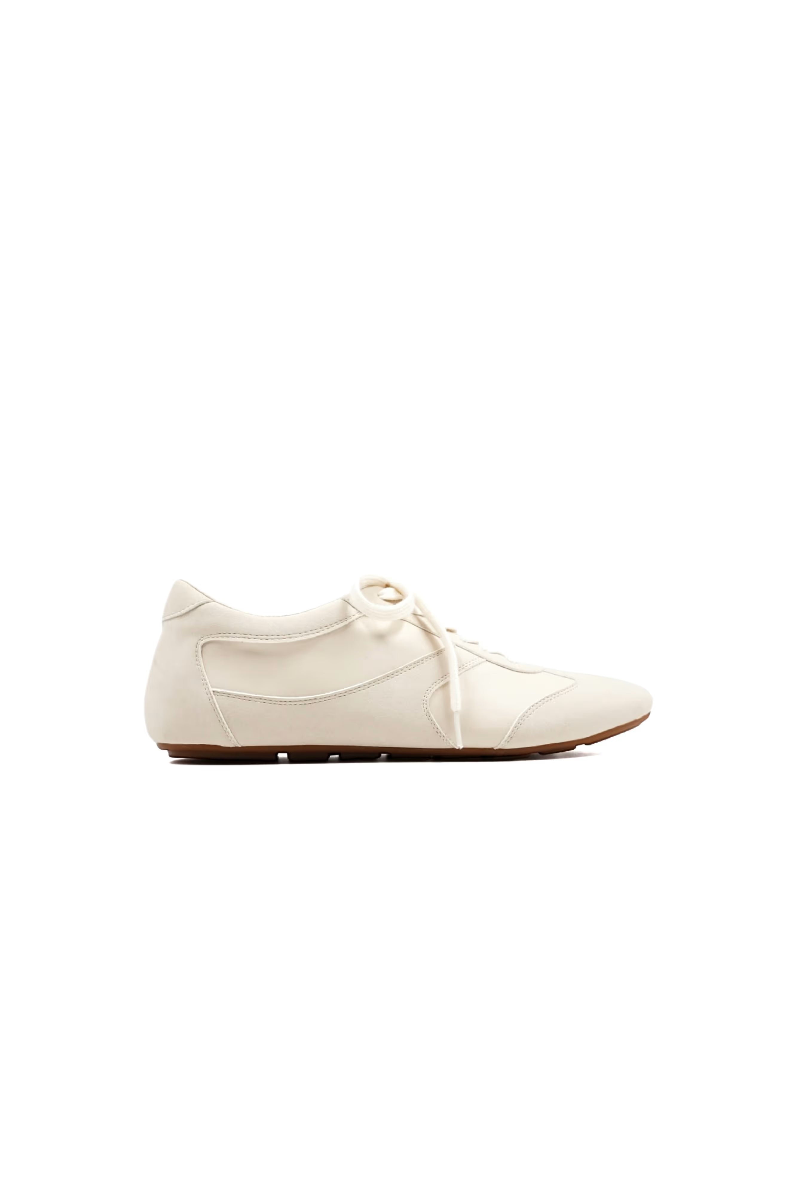 THE 25 FLAT SNEAKER - IVORY
