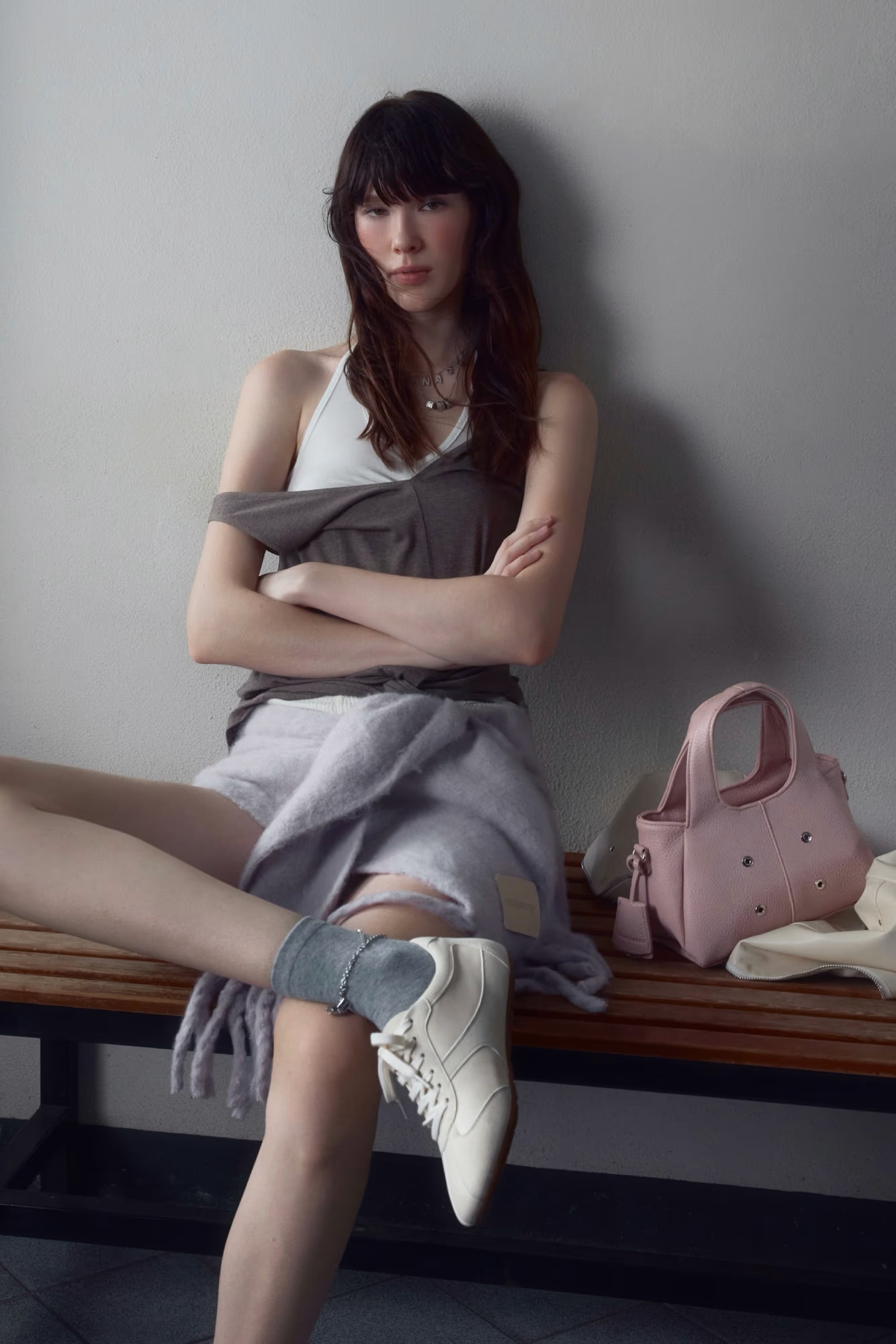 THE 25 FLAT SNEAKER - IVORY