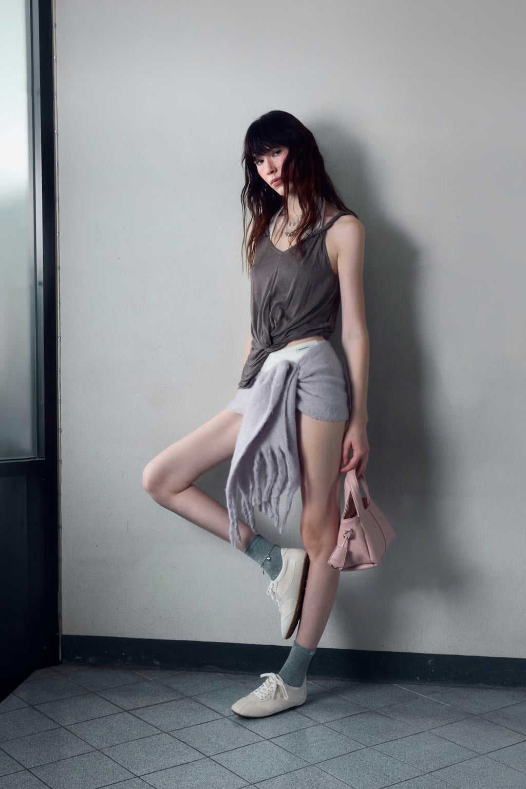 THE 25 FLAT SNEAKER - IVORY