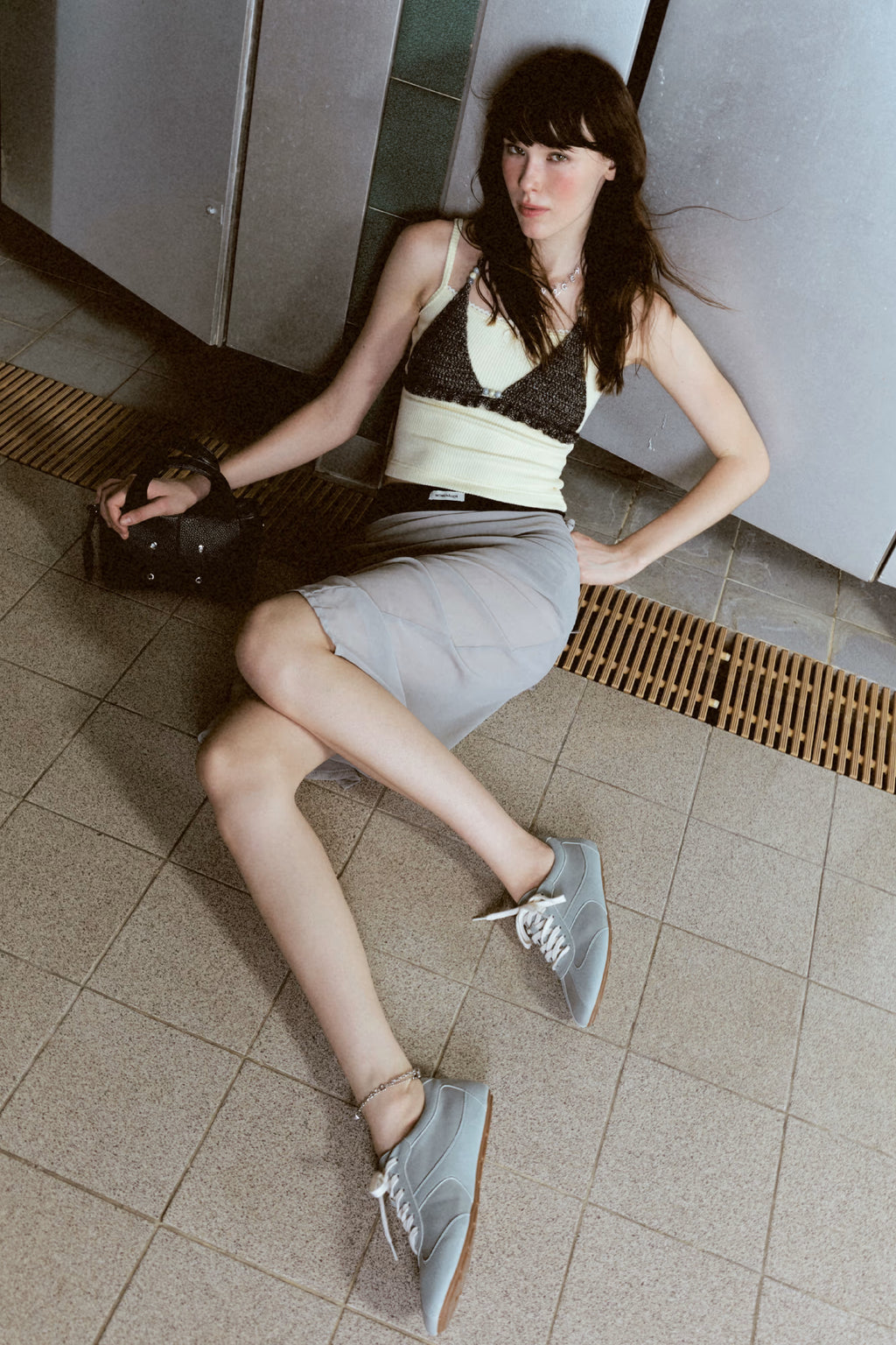 THE 25 FLAT SNEAKER - BLUE