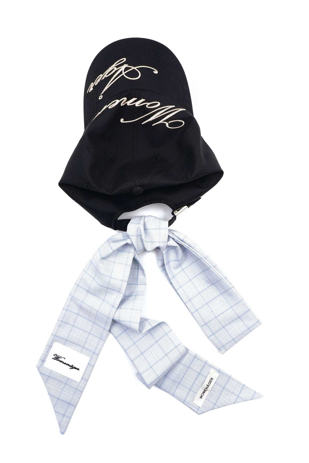 PIN UP SCARF - BLUE TARTAN
