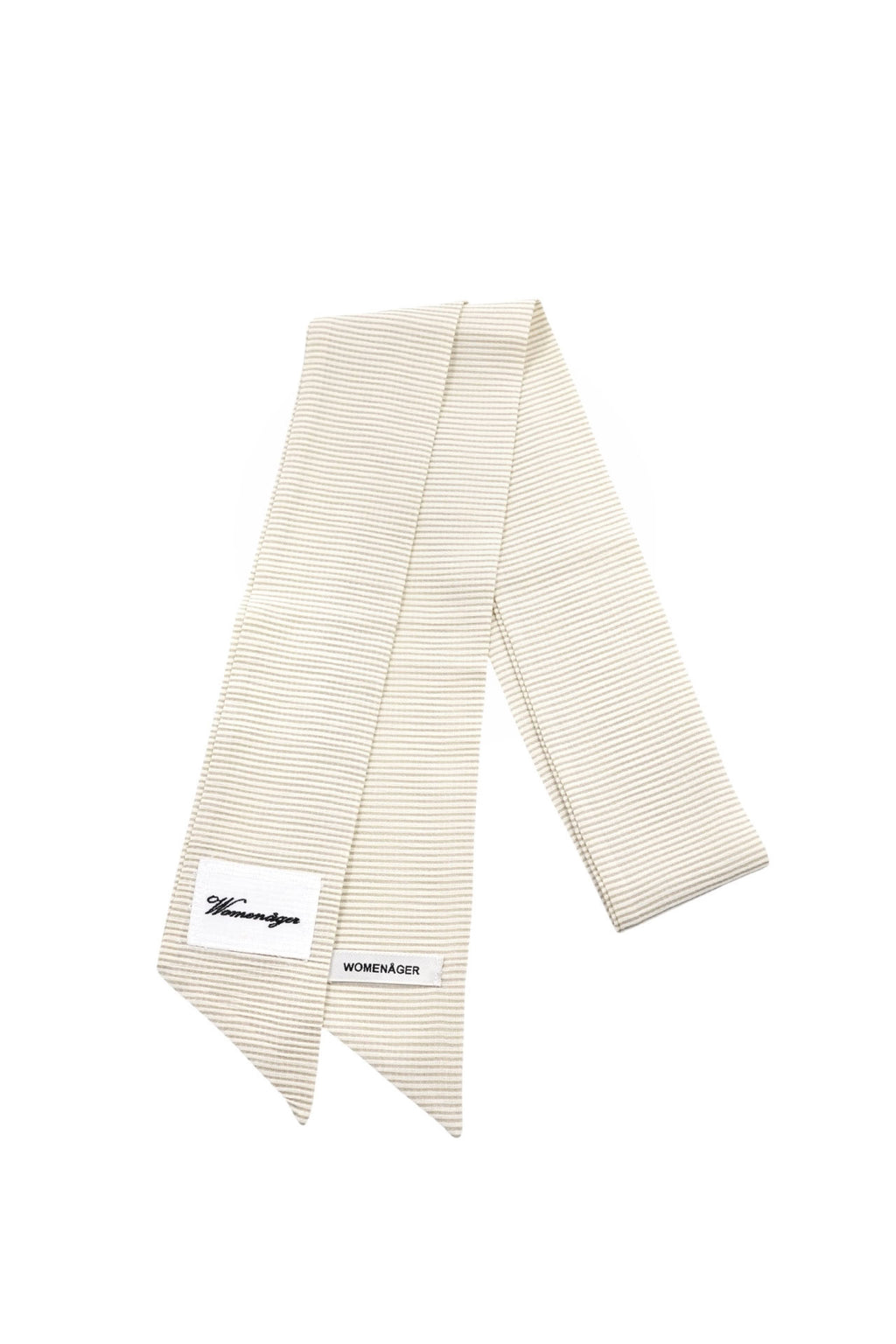 PIN UP SCARF - GREEN STRIPE