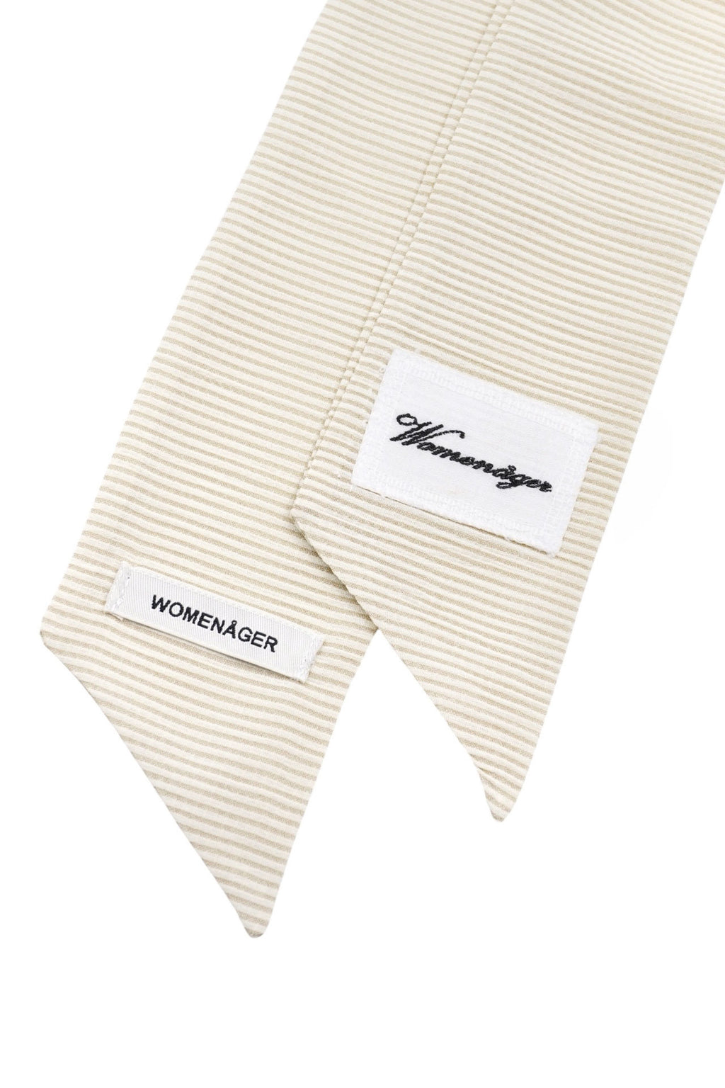 PIN UP SCARF - GREEN STRIPE