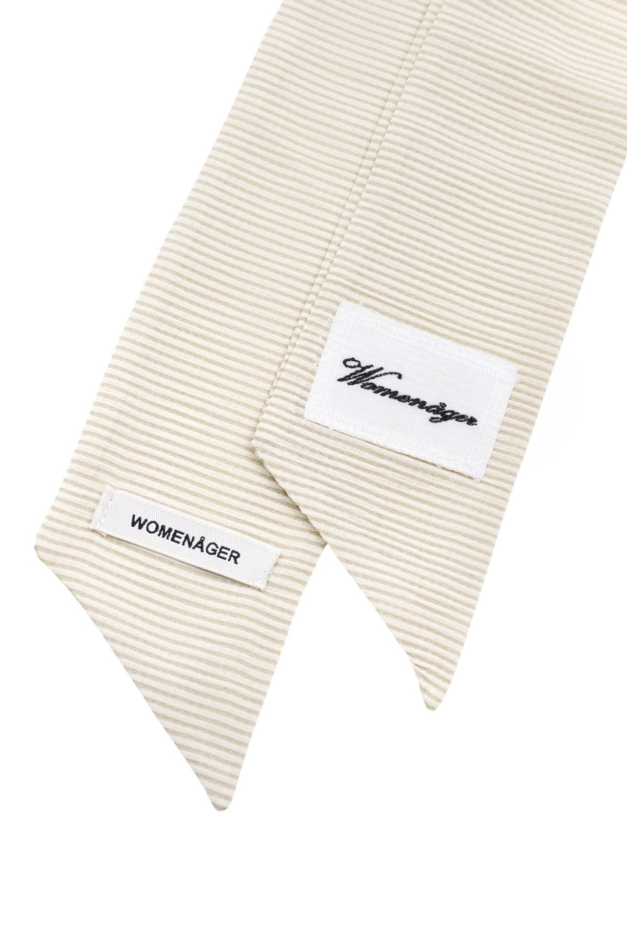 PIN UP SCARF - GREEN STRIPE