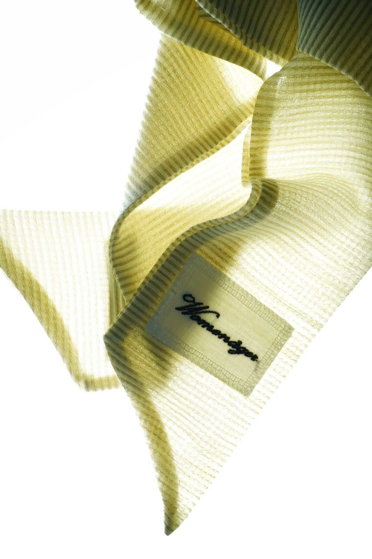 PIN UP SCARF - GREEN STRIPE