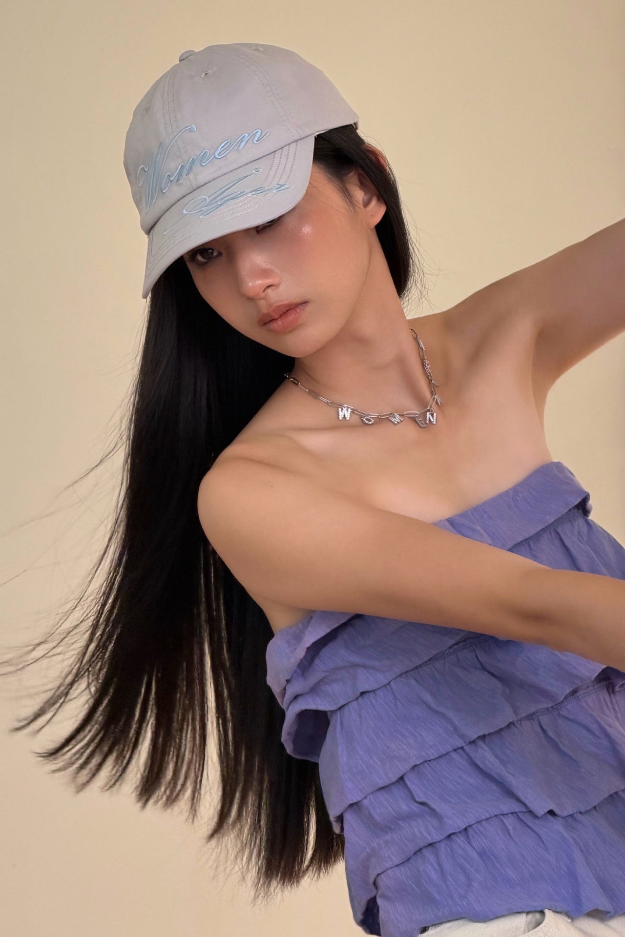 PIN UP CAP - GREY